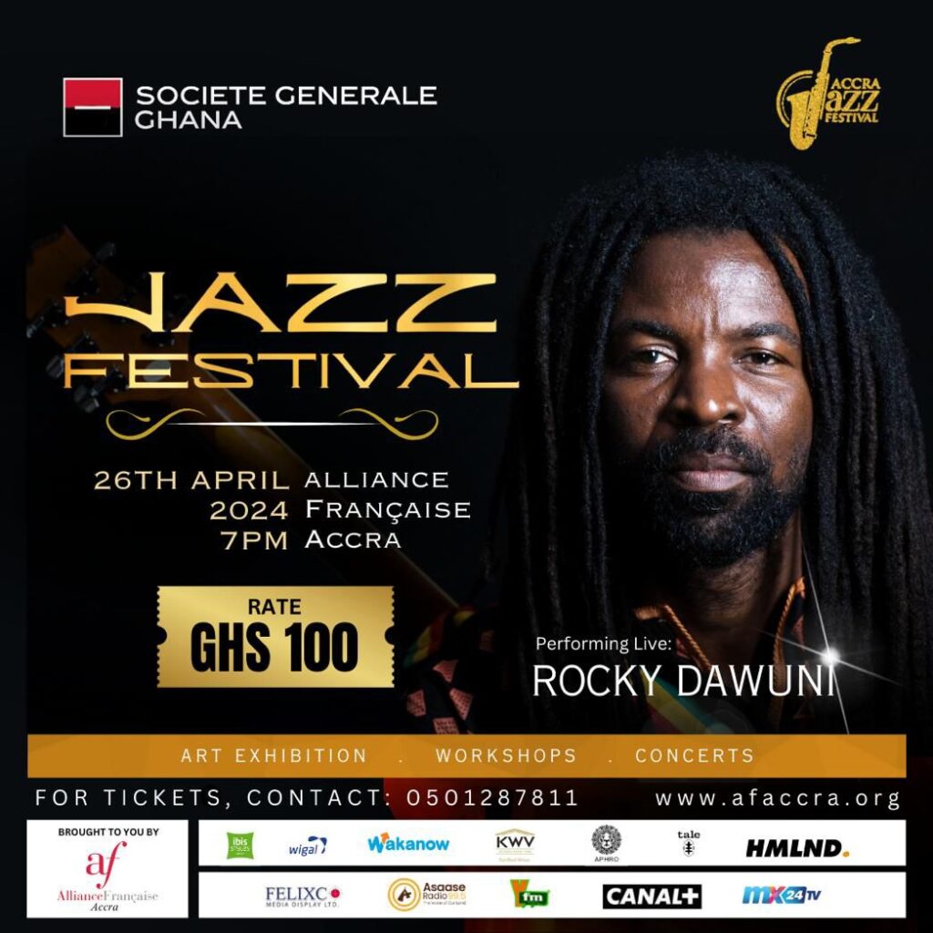 Rocky Dawuni Live at Societe Generale Jazz Festival